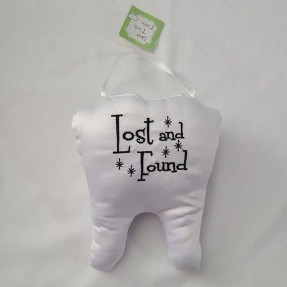 Lillian Rose Tooth Pillow, Lost and Found, 6.5" x 7.5" - Picture 2 of 9